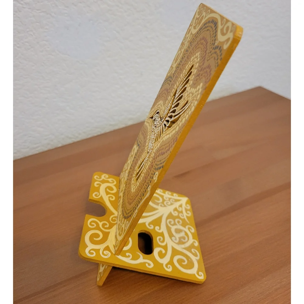 Made in Mexico Handcrafted Hummingbird Phone Stand - Picture 4 of 5
